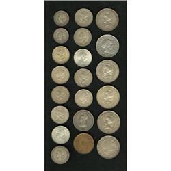Brazil Republic Silver Type & Date Collection,