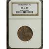 Image 1 : Canada George V Cent 1918, KM21, MS66 BN NGC,