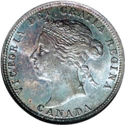 Canada Victoria 25 Cents 1899, KM5, MS63 NGC,