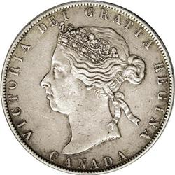 Canada Victoria 50 Cents 1899, KM6, toned VF-XF,