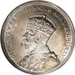 Canada George V Dollar 1935 Specimen, KM30,