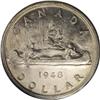 Image 2 : Canada George VI Dollar 1948, KM46, MS63 ICCS,