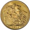 Image 2 : Canada George V gold Sovereign 1914C, Km20, MS64