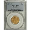 Image 1 : Canada George V gold Sovereign 1917C, KM20, MS64