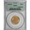 Image 1 : Canada George V gold Sovereign 1918C, KM20, MS63