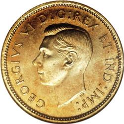 Canada George VI Pattern 25 Cents 1937, KM-TS8,