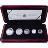 Image 1 : Canada Elizabeth II Platinum Maple Leaf Five
