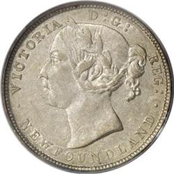 Canada Newfoundland Victoria 20 Cents 1899, KM4,