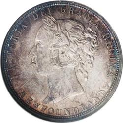 Canada Newfoundland Victoria 50 Cents 1882H,