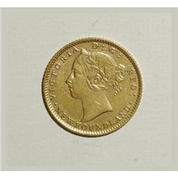 Newfoundland. Victoria gold 2 Dollars 1882H, KM5, nice