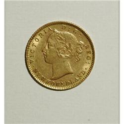 Canada Newfoundland Victoria gold 2 Dollars