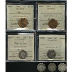 Canada Newfoundland Assorted Minors, Cent 1938