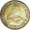 Image 1 : Chile Ferdinand VI gold 4 Escudos 1750-J, KM2,