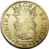 Image 2 : Chile Ferdinand VI gold 4 Escudos 1750-J, KM2,