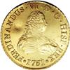 Image 1 : Chile Ferdinand VI gold 8 Escudos 1751J, KM3,