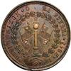 Image 1 : Chile Republic copper Pattern 8 Escudos ND,
