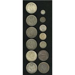 Chile Republic Type & Date Collection, KM148 1/2
