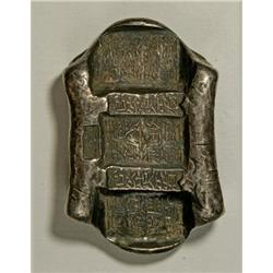 China Silver Sycee "Packsaddle" 5 Taels, See