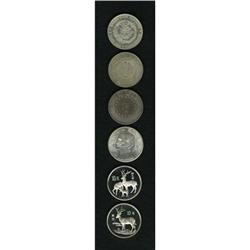 China China - Assortment of Silver "Dollars,"