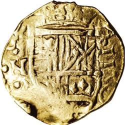 Colombia Carlos II gold cob 2 Escudos ND