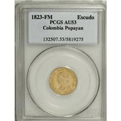 Colombia Republica de Colombia gold Escudo