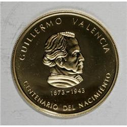 Colombia Republic gold 1500 & 2000 Pesos 1973,