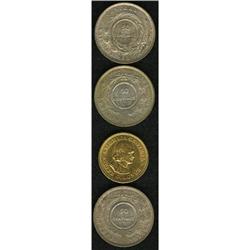 Costa Rica Republic Gold & Silver Quartet, KM140