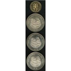 Costa Rica Modern Gold & Silver Types, KM218