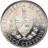 Image 2 : Cuba Republic 5 Centavos 1915, KM11.1, Proof 66