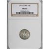 Image 3 : Cuba Republic 10 Centavos 1915, KMA12, MS65 NGC,