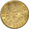 Image 2 : Cuba Republic gold Peso 1915, KM16, MS64 PCGS, a