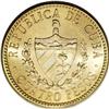 Image 2 : Cuba Republic gold 4 Pesos 1915, KM18, fully