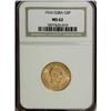 Image 1 : Cuba Republic gold 5 Pesos 1916, KM19, MS62 NGC,