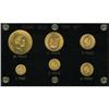 Image 1 : Cuba Republic gold Type Set, the complete set of
