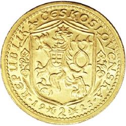 Czechoslovakia Republic gold 2 Dukaten 1923,
