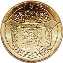 Czechoslovakia Republic gold 4 Dukaten 1928