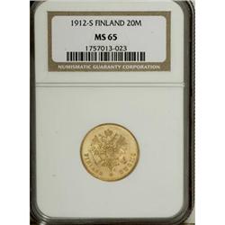 Finland Russian Duchy Nicholas II gold 20