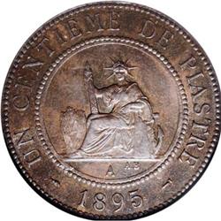 French Indo-China French Colonial Centime 1895A,