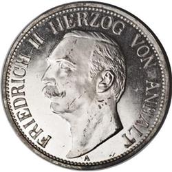 Germany Anhalt-Dessau. Friedrich II 3 Mark