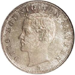 Germany Bavaria. Otto 2 Mark 1908D, KM511, Proof