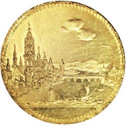 Germany Frankfurt - Free City. Gold Ducat 1796,