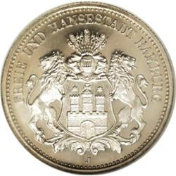 German States-Hamburg: Hamburg. 2 Mark 1902J, KM