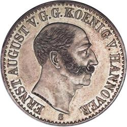 Germany Hannover. Ernst August Taler 1843-S,