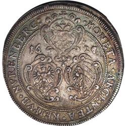 Germany Nurnberg. Free city Taler 1627, Crowned
