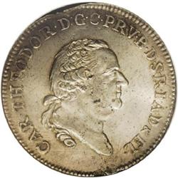Germany Pfalz-Sulzbach. Karl Theodor Taler 1795
