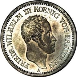 Germany Prussia. Friedrich Wilhelm III white
