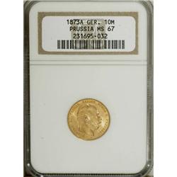 Germany Prussia. Wilhelm I gold 10 Marks 1873A,