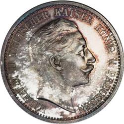 Germany Prussia. Wilhelm II Proof 2 Marks 1904A,