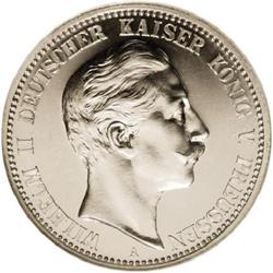 German States-Prussia: Prussia. Wilhelm II 2 Mar
