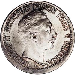 German States Prussia Wilhelm II 2 Mark 1906A